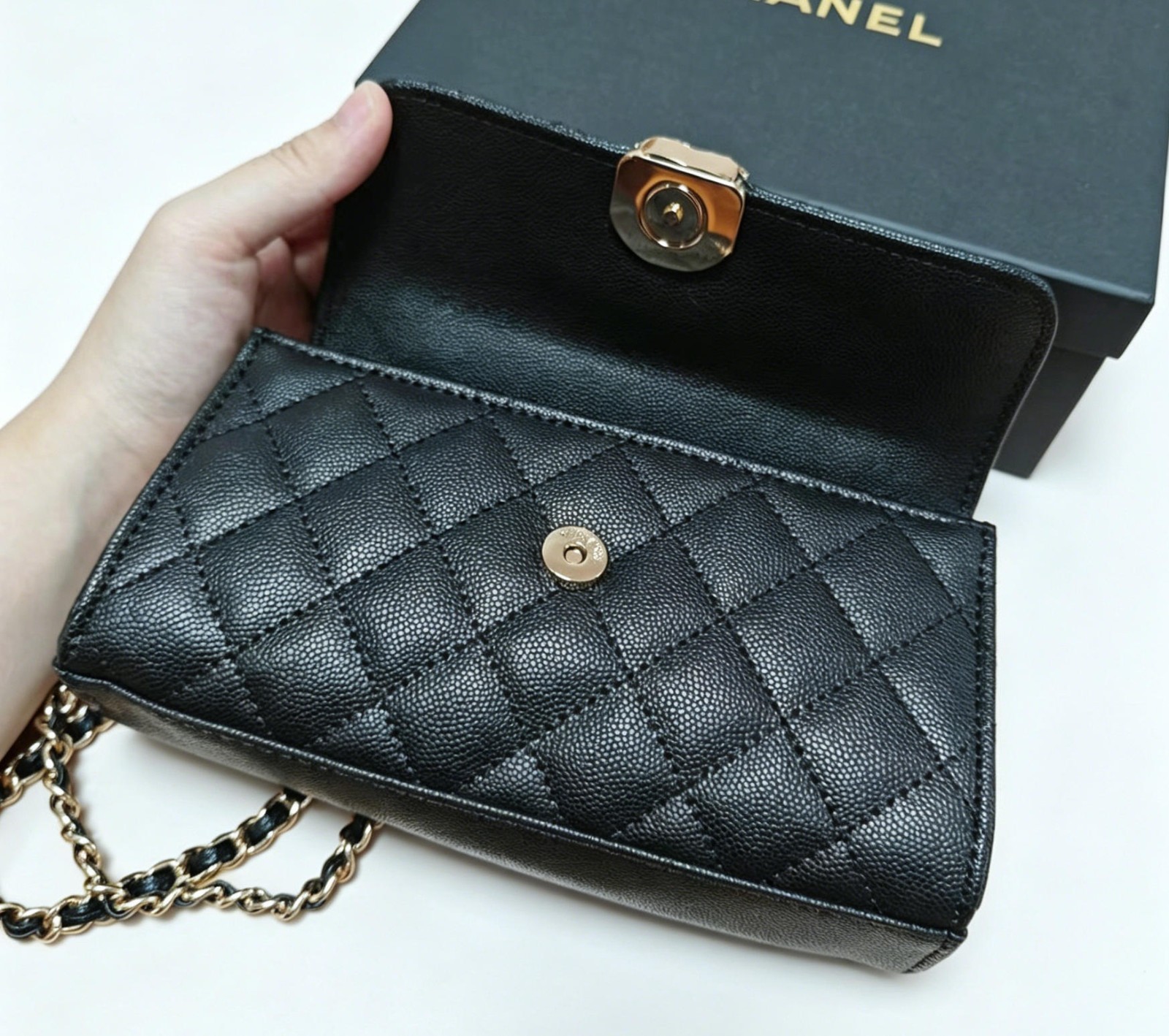 Beauty Premium Gift Pebbled Leather Top Handle Bag Shoulder Crossbody Purse