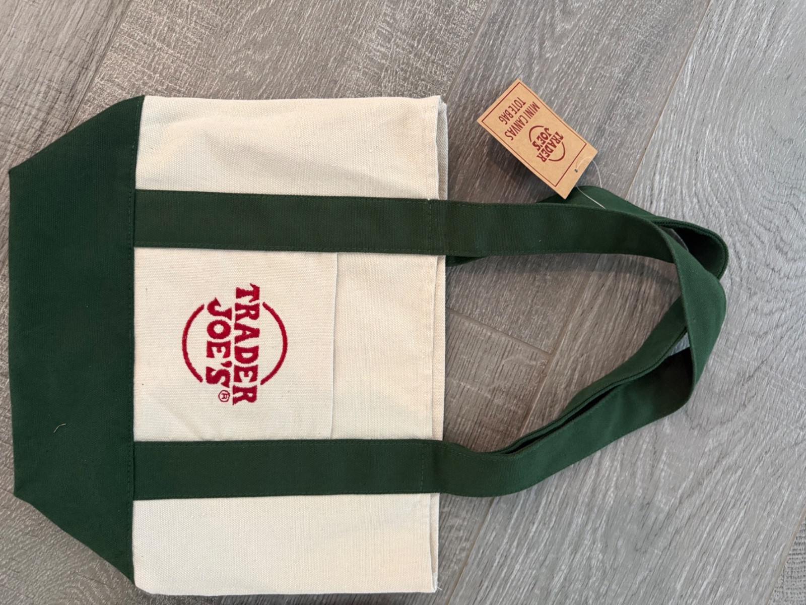 Trader Joe’s Canvas Mini Tote Choose Color (red, blue, green or yellow)