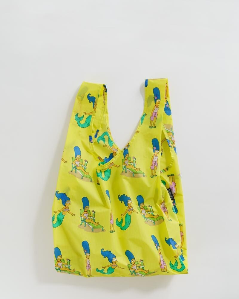 NWT Baggu X The Simpsons Marge Standard Reusable Bag Tote Sold Out US Seller Yel