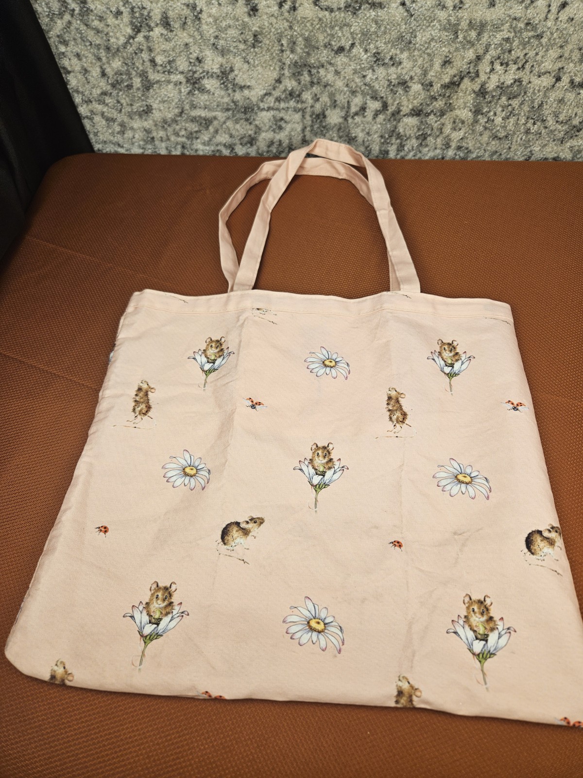 Wrendale Designs ‘Oops A Daisy’ Mouse Foldable Shopping Bag