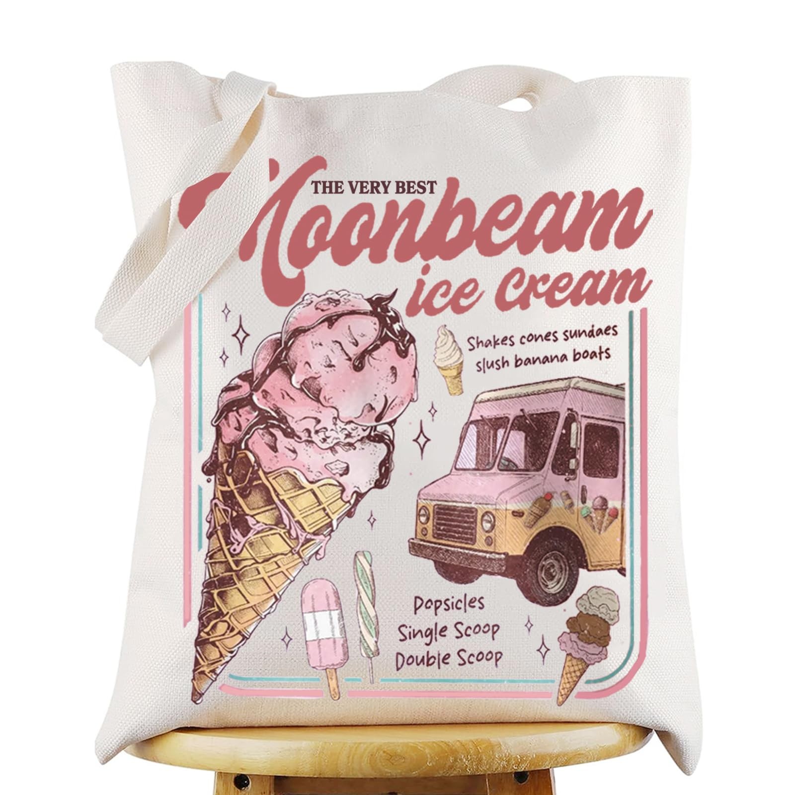 Singer Album Ice Cream Tote Bag lce Cream Lover Gift Concert Album Lyrics Sho…