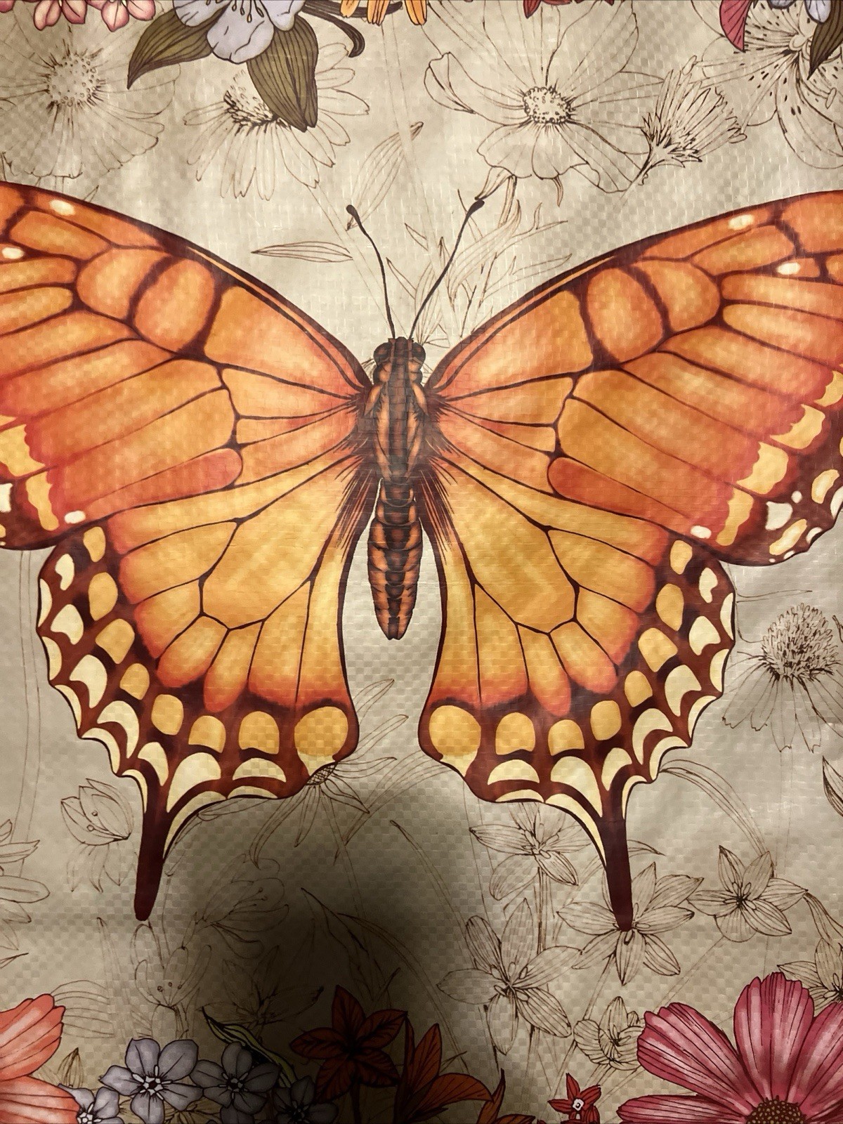TJ Maxx Reusable Shopping Bag BUTTERFLIES 🦋 in WONDERFUL COLORS 🦋