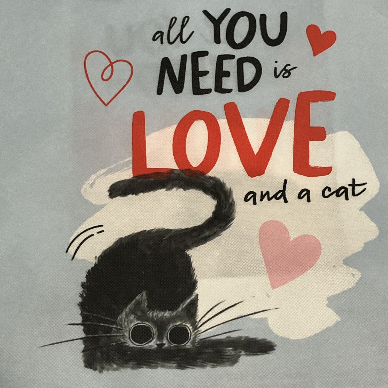Tesco Battersea Cats and Dogs Home CAT Tote Bag All You Need is Love 2025 New