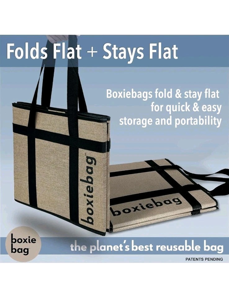 Reusable Grocery Bag (Lot Of 3) – Durable Reusable Shopping Bag Box. Insulate, S
