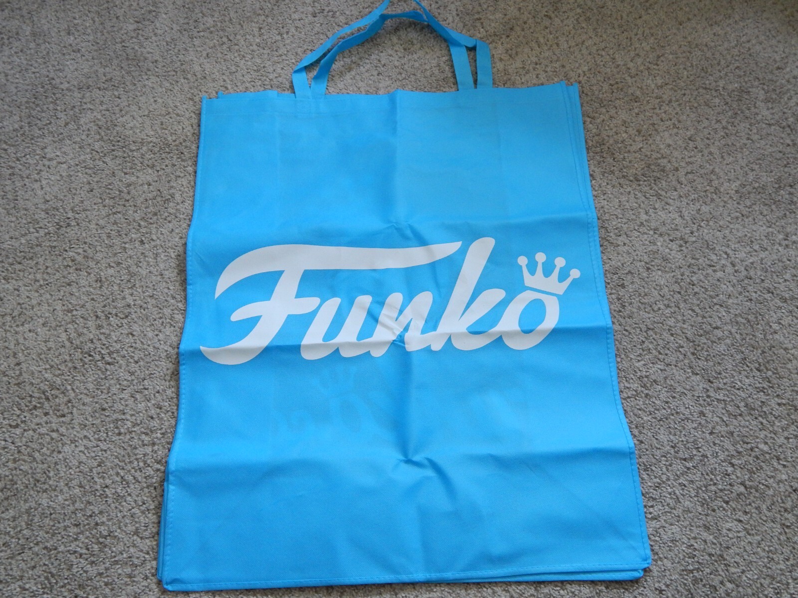 FUNKO POP HUGE EXTRA LARGE 30″ X 23″ X 10″ REUSABLE ECO FRIENDLY BAG TOTE BLUE