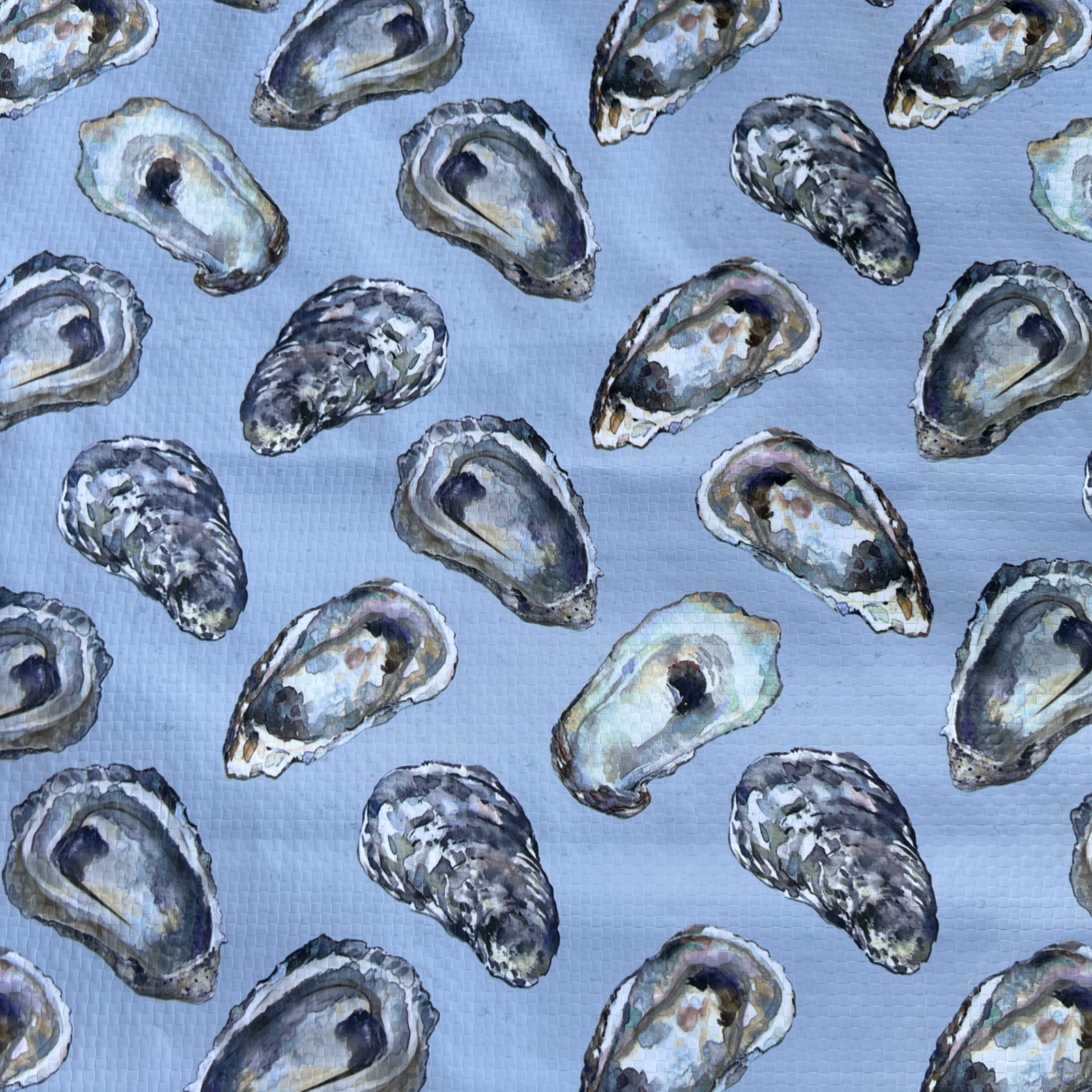 NEW Large Reusable Shopping Bag – Beautiful Design! OYSTERS 🦪 all OVER free✈️