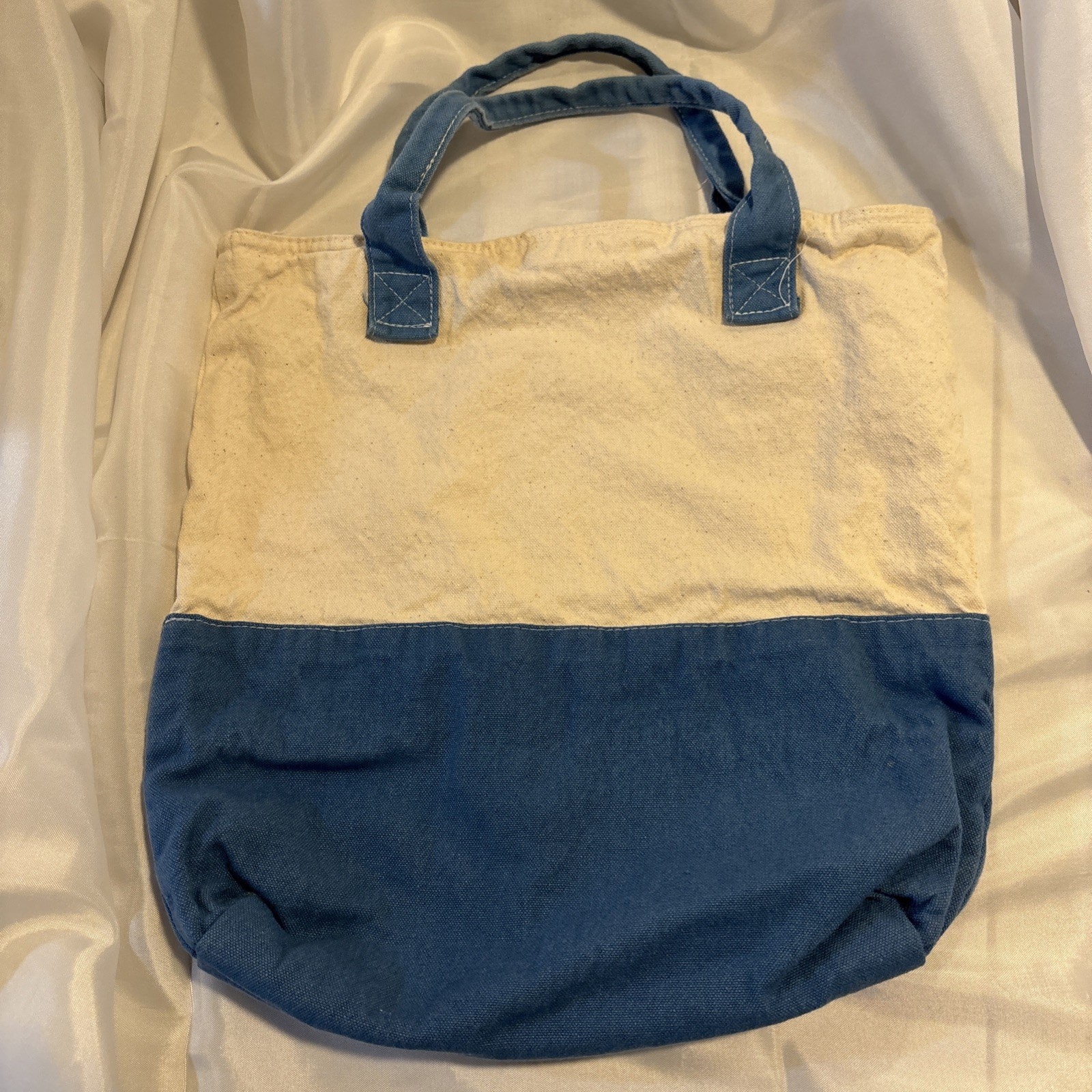 VTG MARTHA STEWART LIVING Canvas Tote Bag (13″ x 13″) 1990’s promo item!