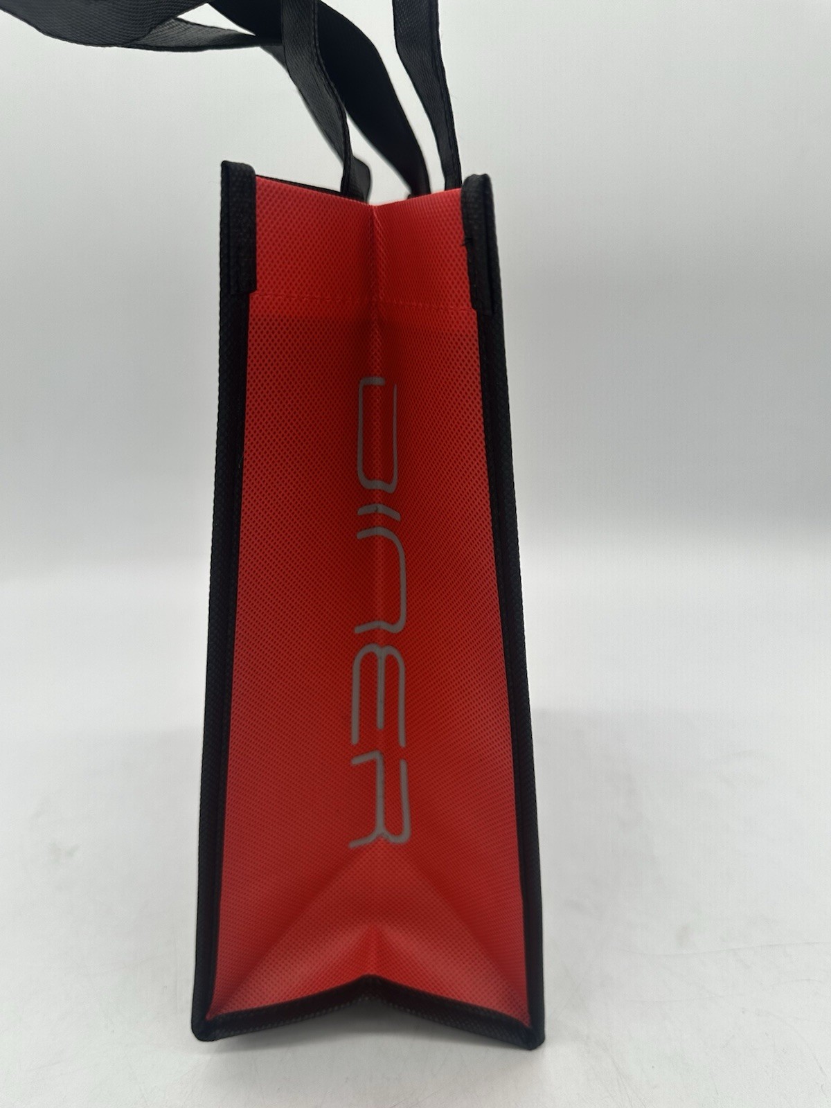 Tesla Diner Exclusive Black Red Tote Bag IN HAND Small Collectible 10x8x4”