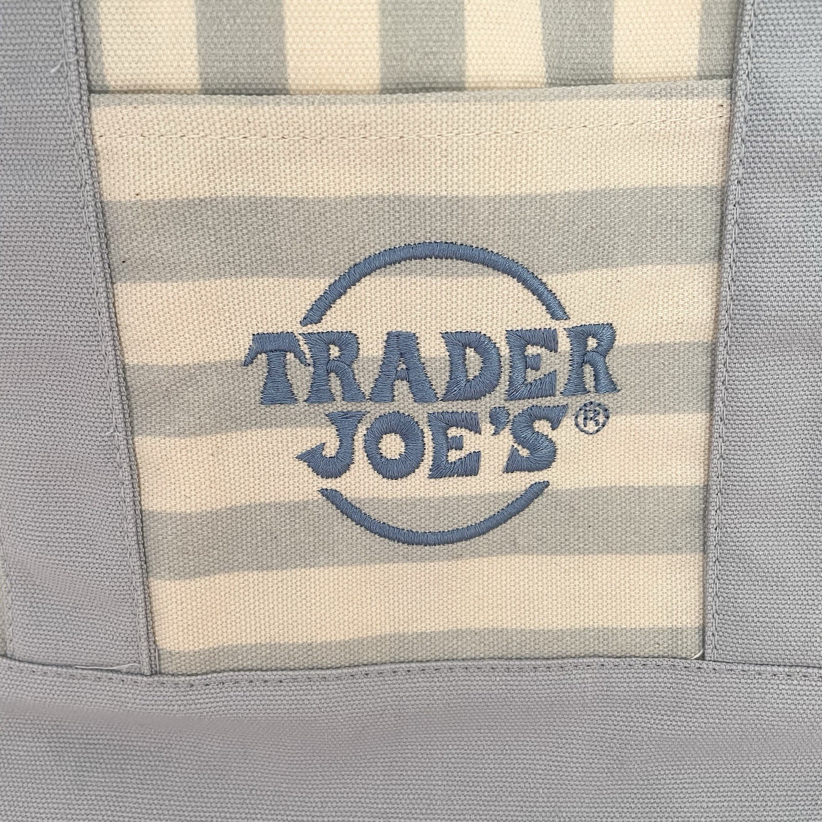 Trader Joe’s Mini Striped Pastel Canvas Tote Bag SET Of 4 Limited Edition NWT