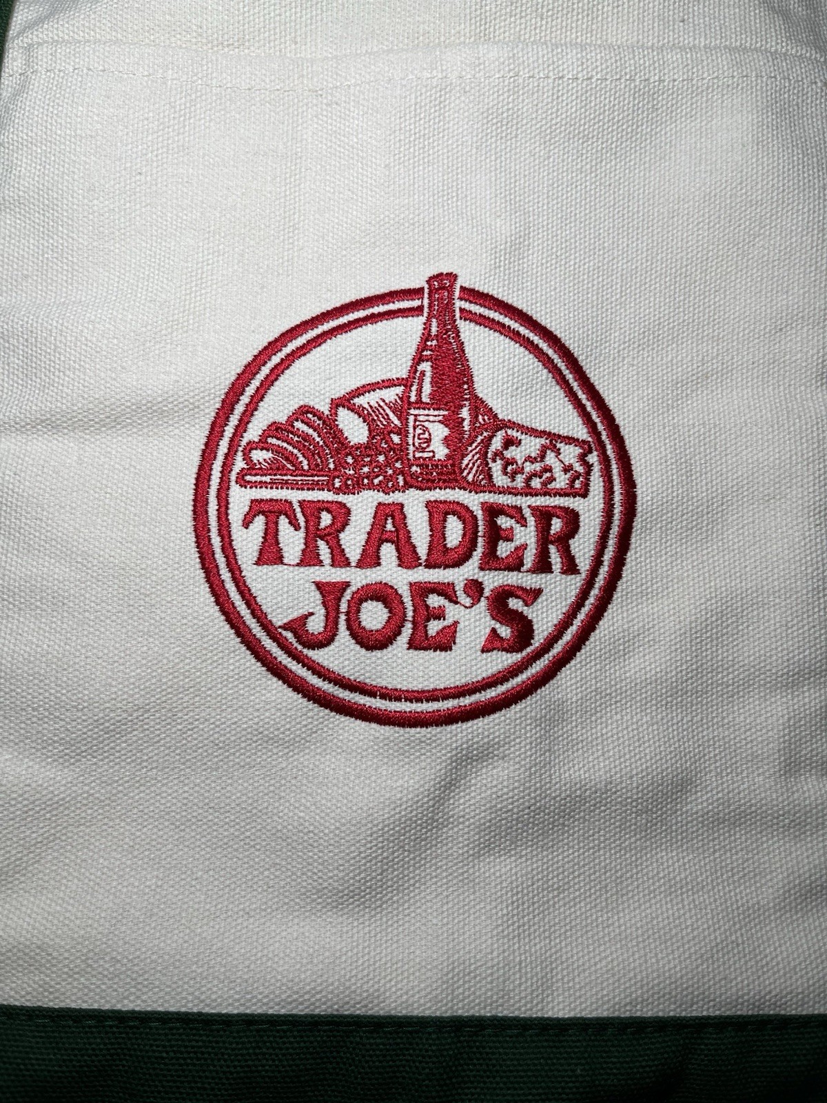 Trader Joe’s Canvas Tote Shopping Bag – LARGE GREEN – (NEW with TAGS!)