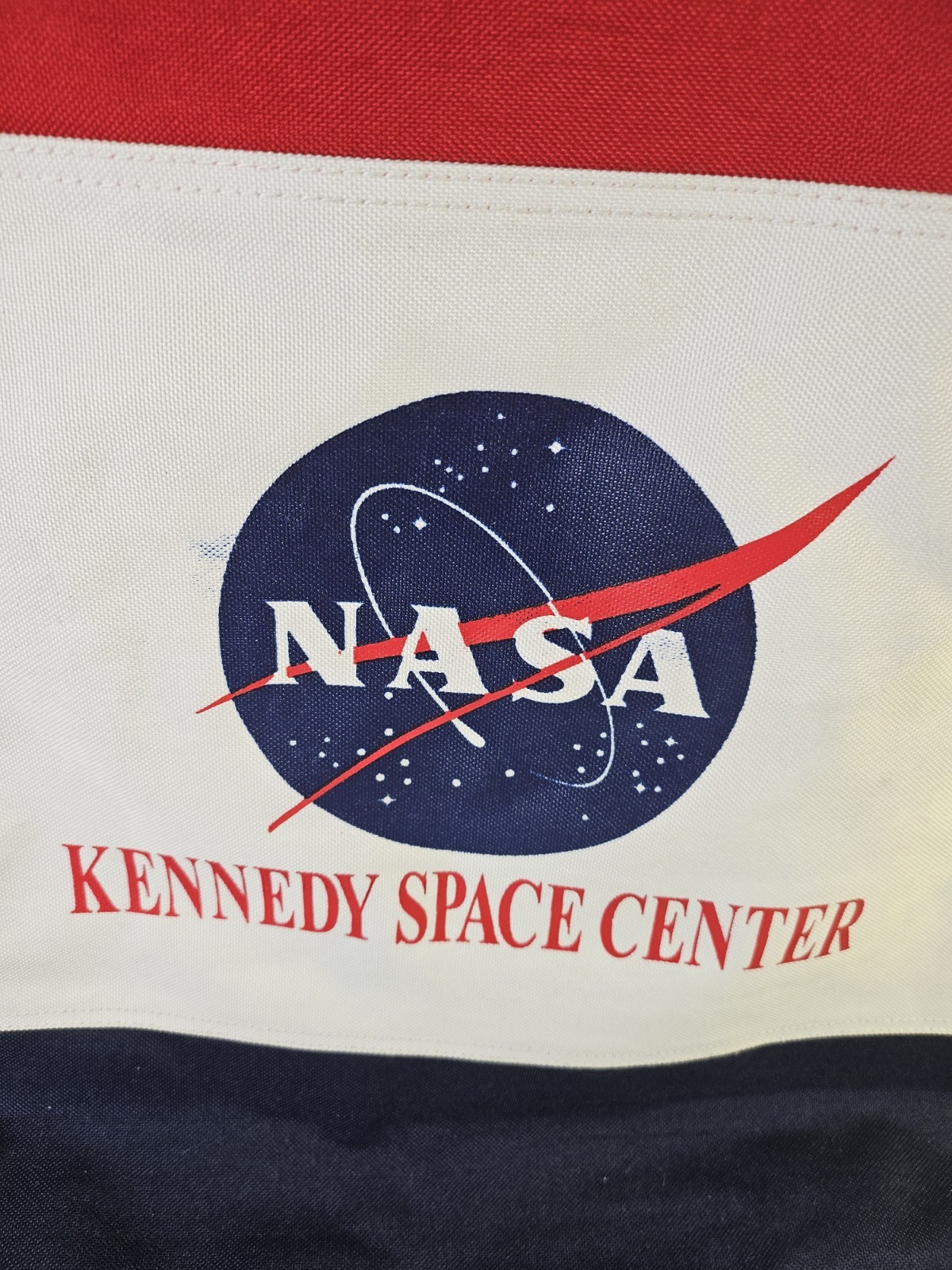 NASA Kennedy Space Center Tote Bag Large Souvenir Shopping Tote Canvas 20x15x5