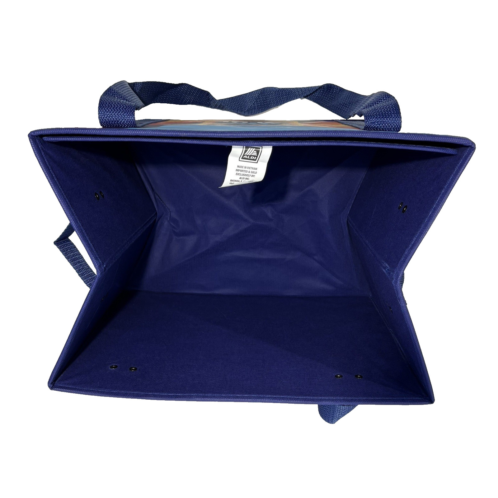 Aldi Collapsible Box Tote Bag 14x11x10 2025 Sturdy New
