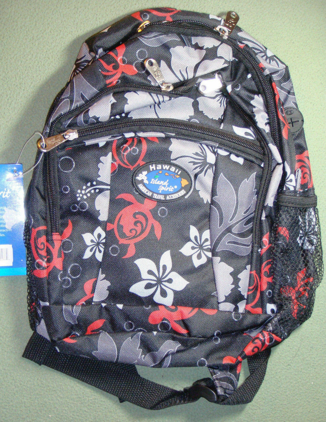 Aloha Hawaii Spirit Backpack Purse Travel Hiking Shopping School Bag 7045 Purple