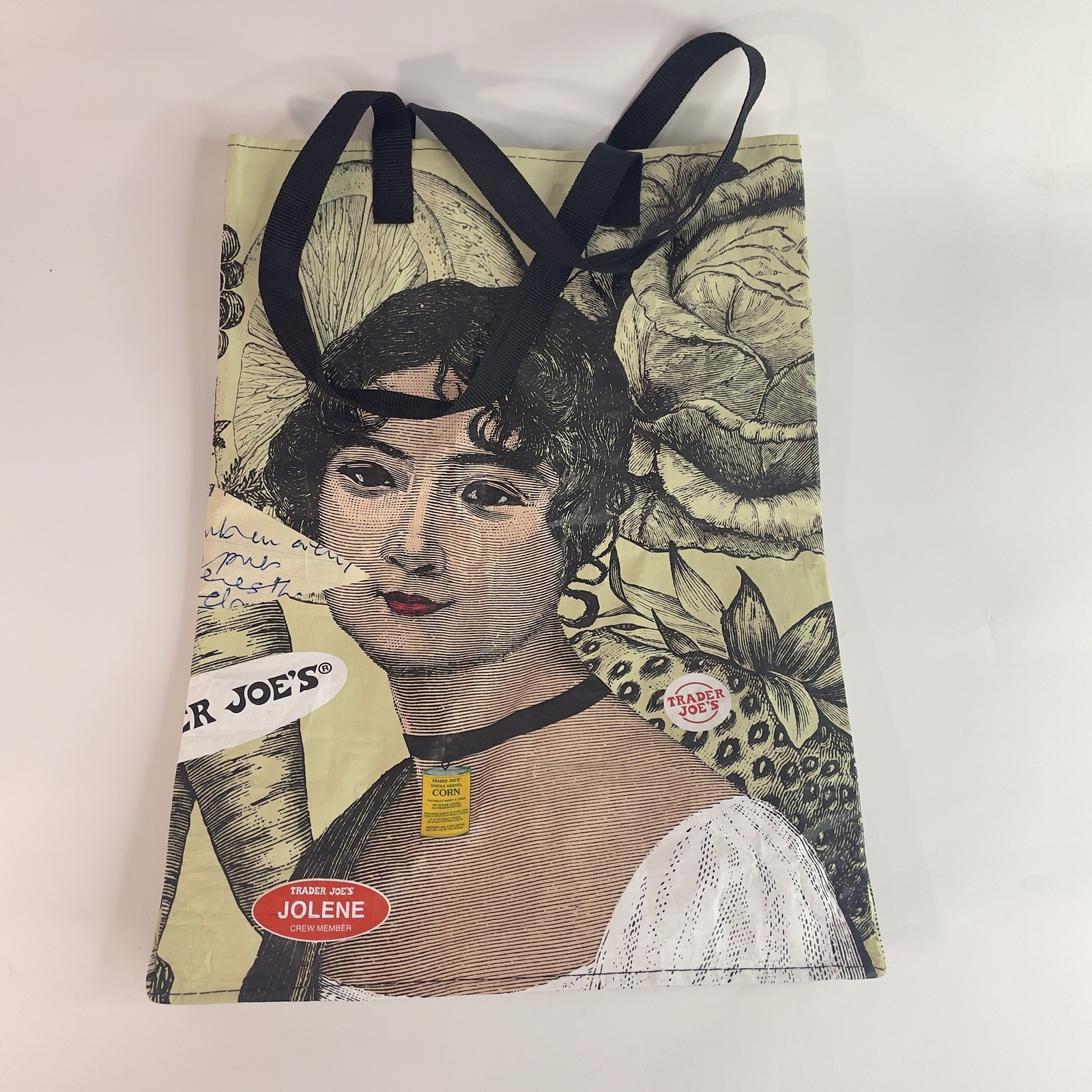 Trader Joe’s Reusable Bag Crew Members Joni & Jolene Limited Edition 6 Gal