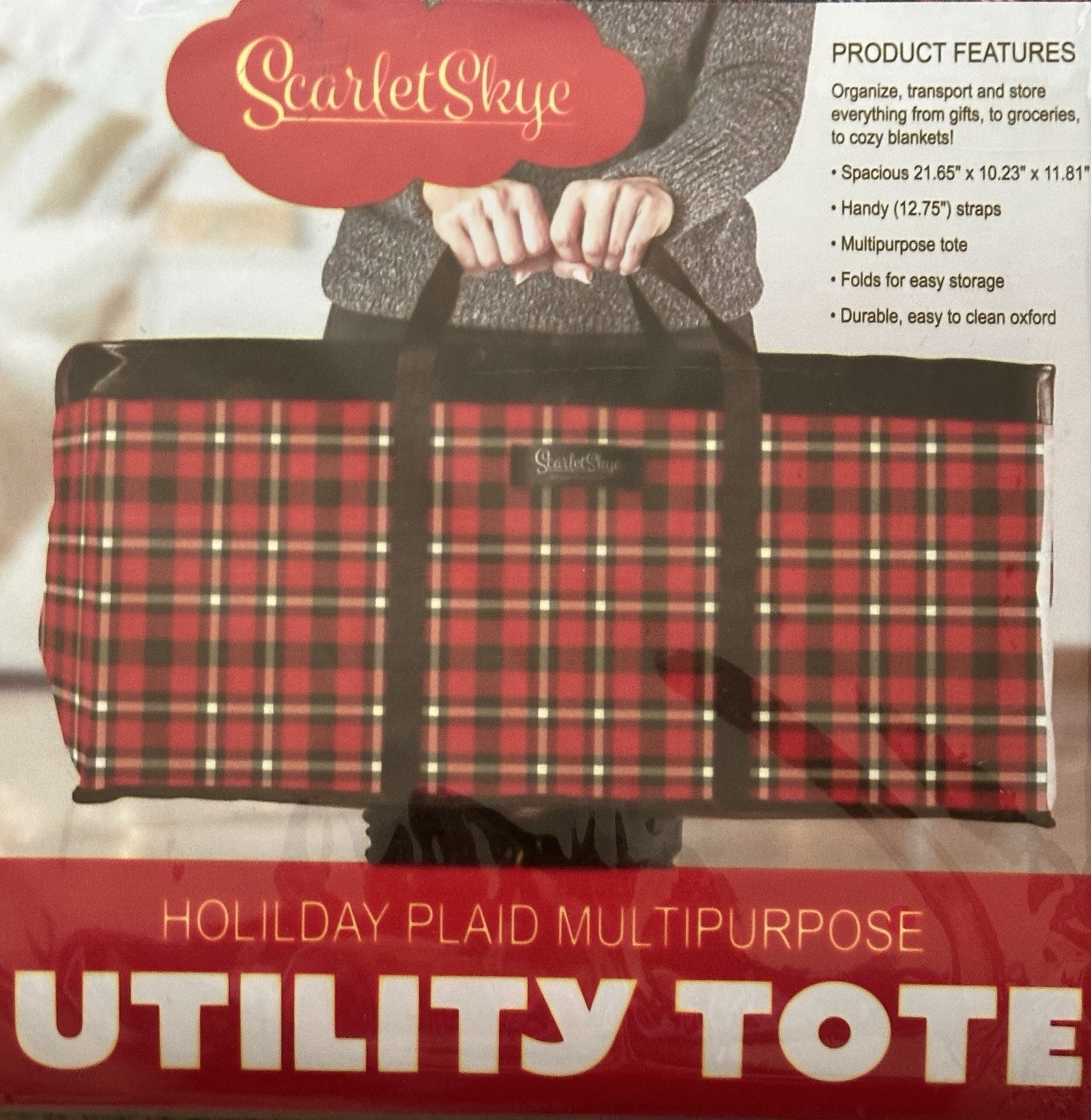 Multi Purpose Utility Tote Bag
