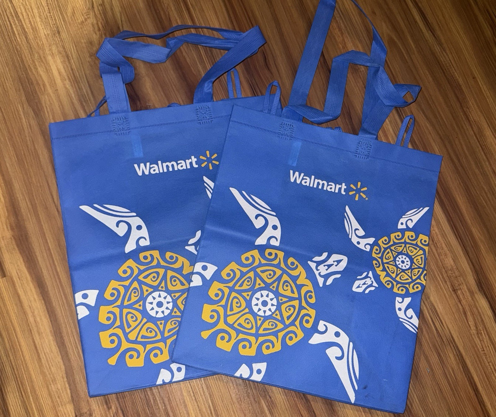Walmart🌴Aloha From Hawaii🌴Shopping Reusable Tote Bag Grocery Groceries 6 Bags
