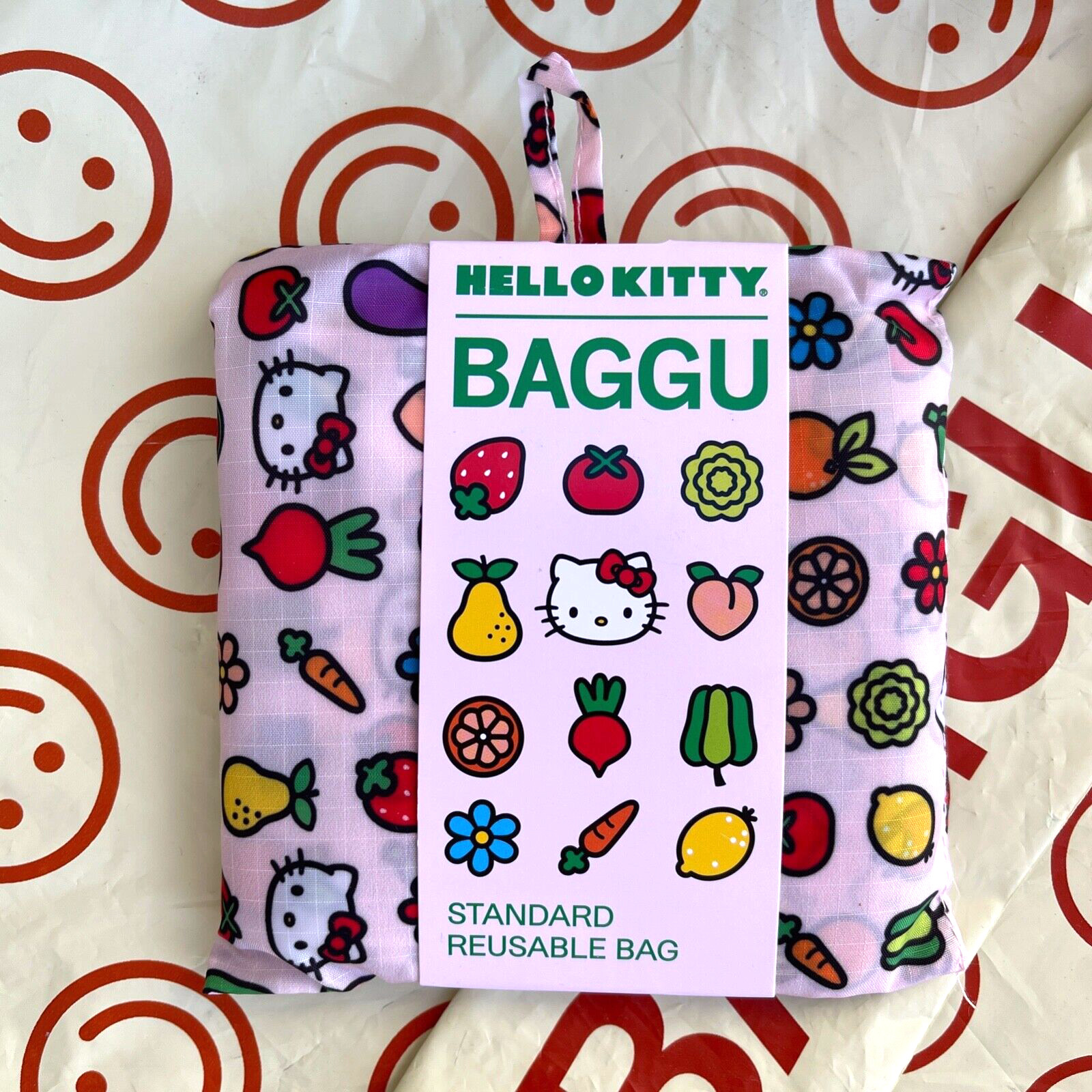 ❤️ Standard BAGGU x HELLO KITTY Icons BRAND NEW Collectible Limited Sanrio Japan