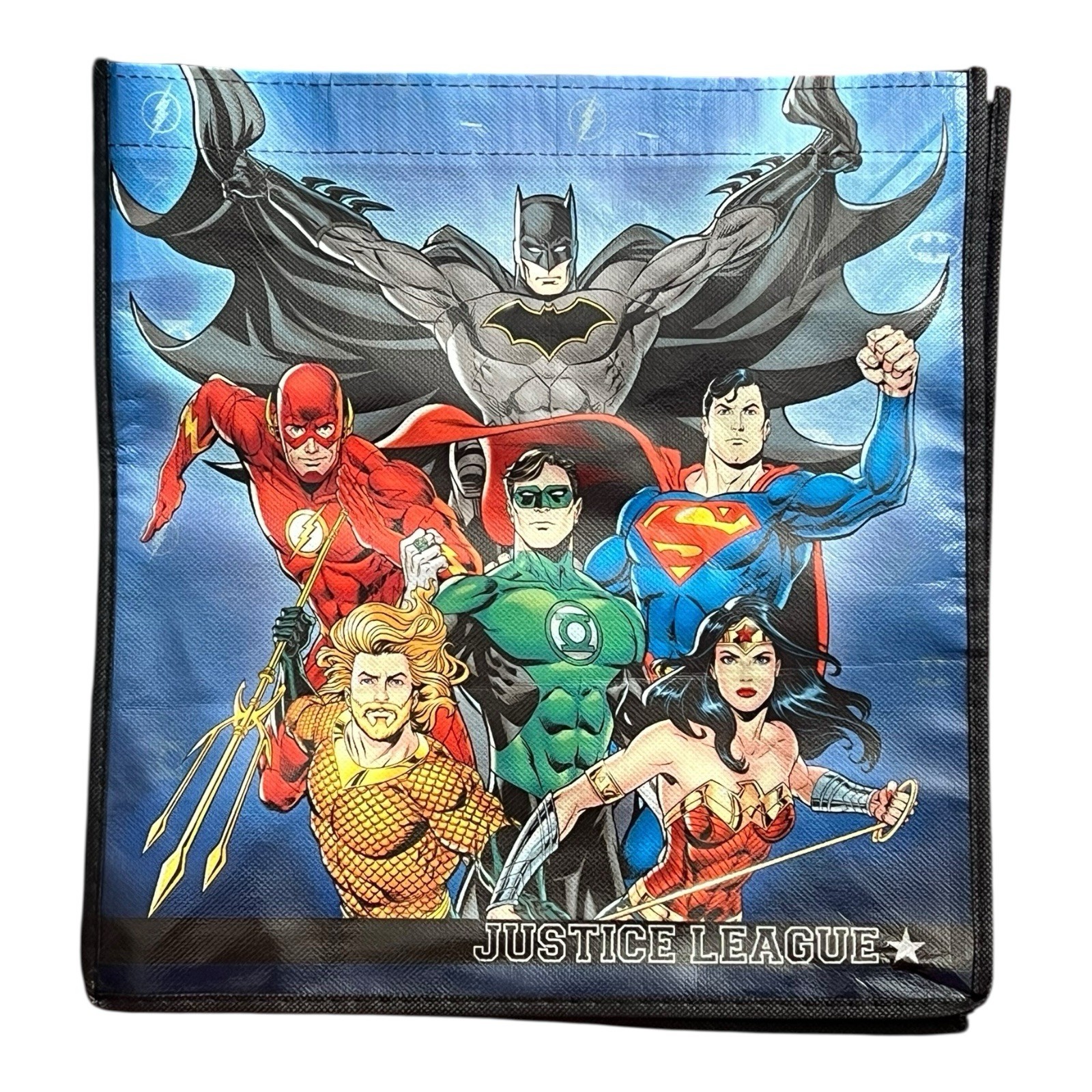 DC Comics Justice League Large Reusable Halloween Gift/Shopping Bag Lot of 3