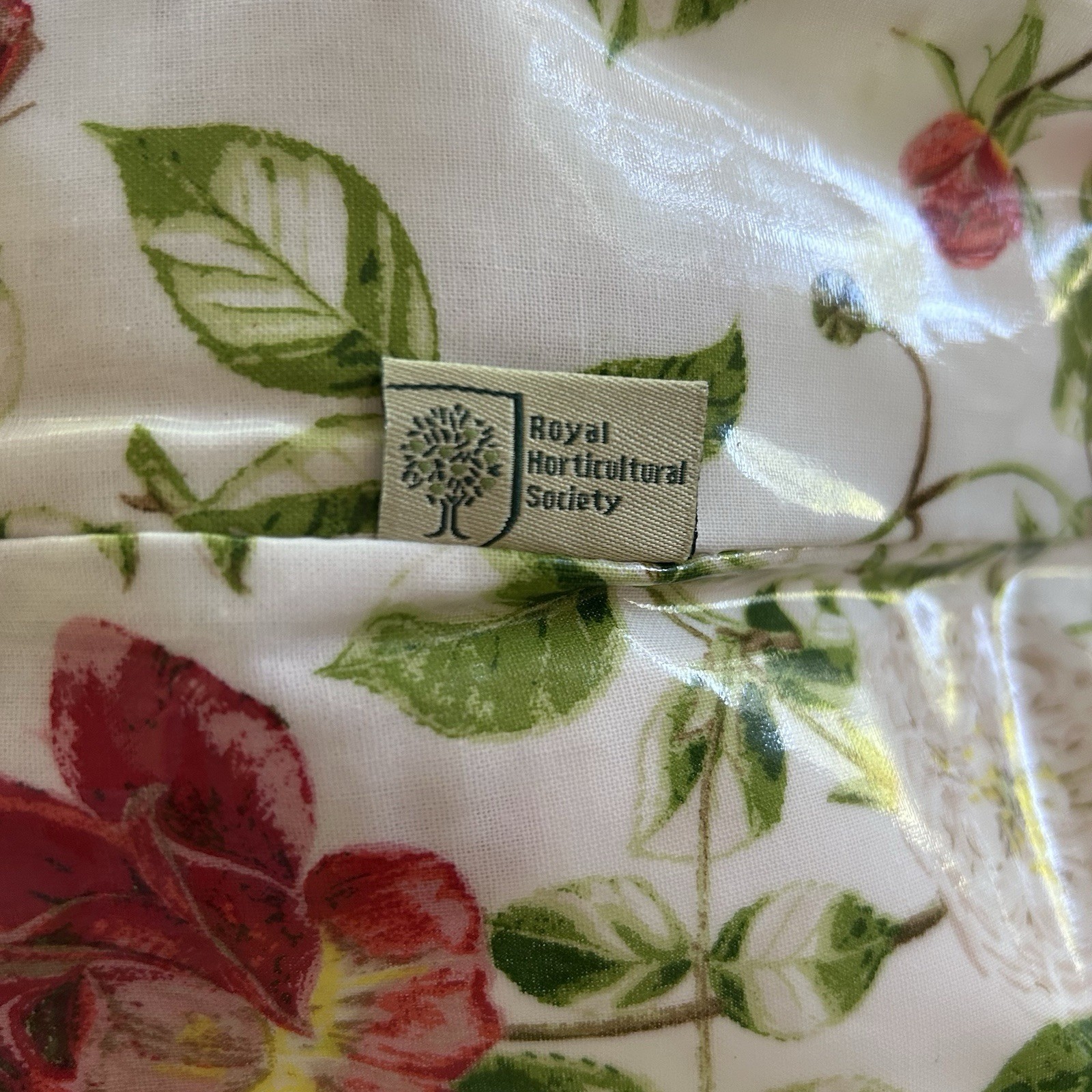 Royal Horticultural Society Traditional Rose PVC Tote Bag Ulster Weavers