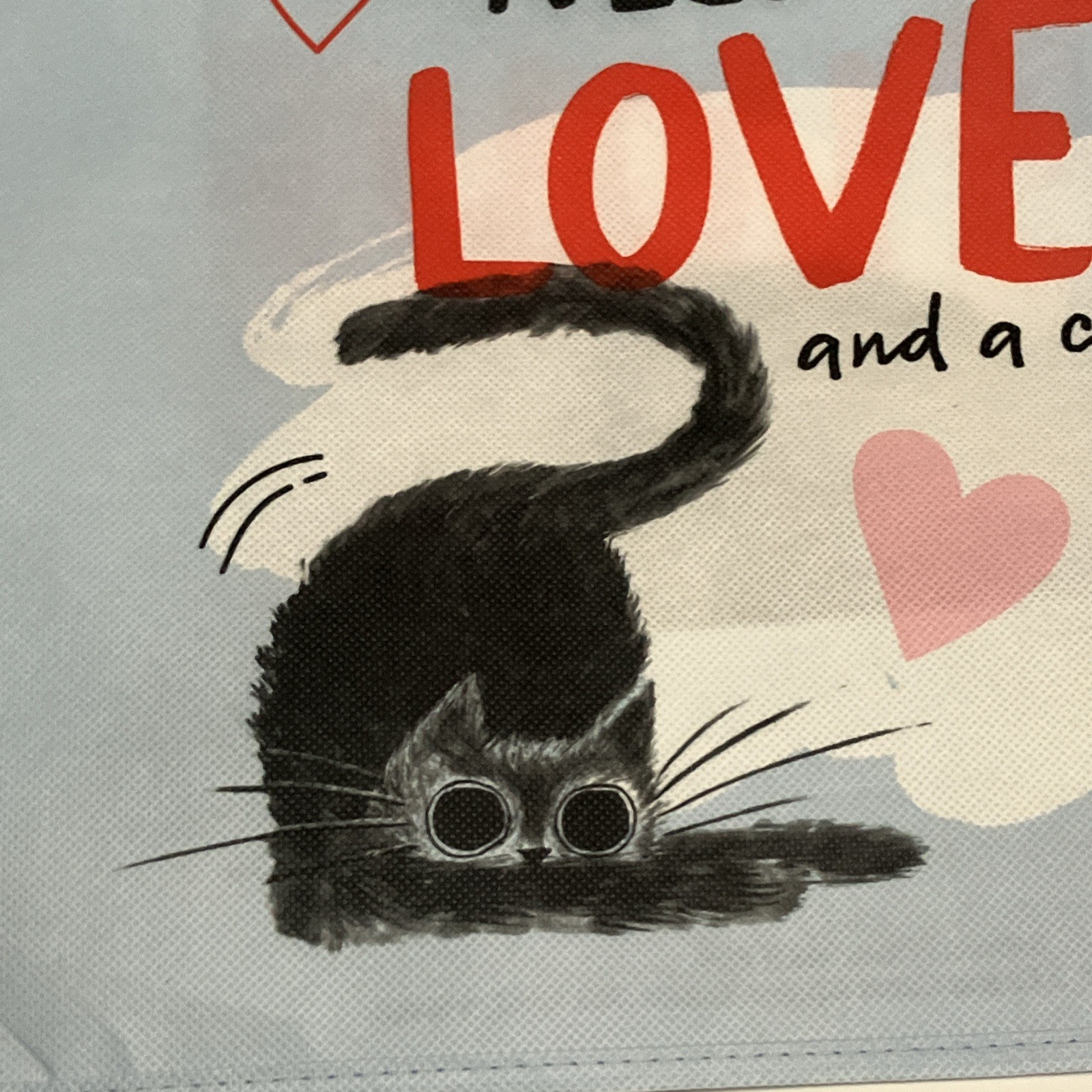 Tesco Battersea Cats and Dogs Home CAT Tote Bag All You Need is Love 2025 New