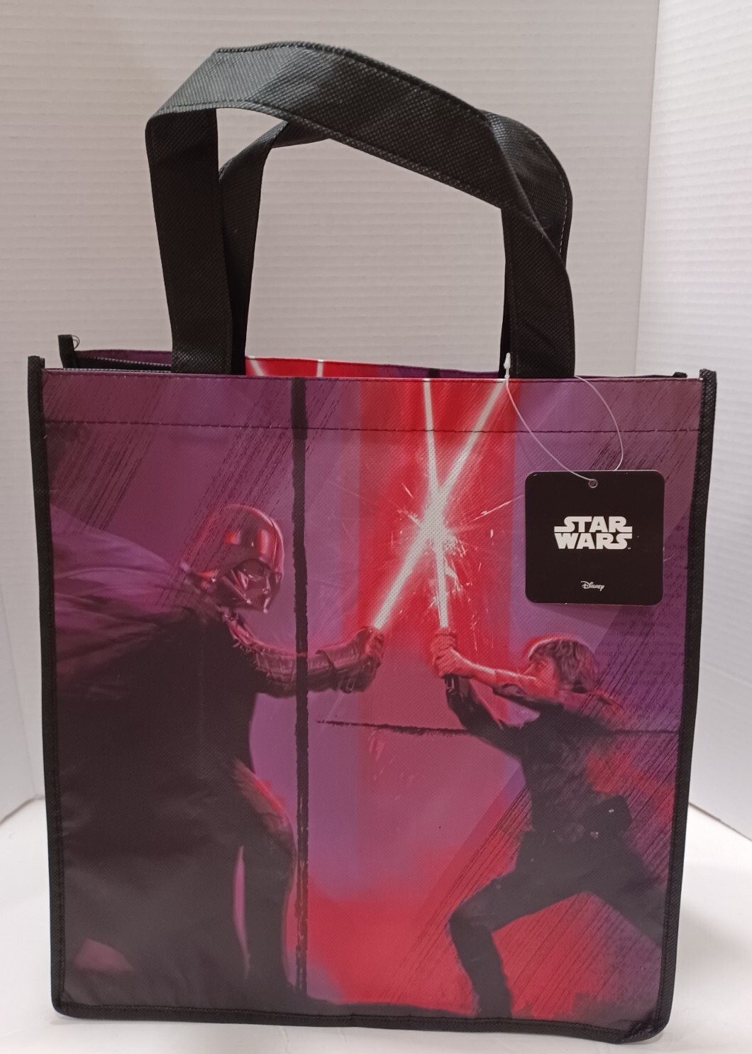 Star Wars Darth Vader Luke Skywalker duel eco reusable tote bag NEW