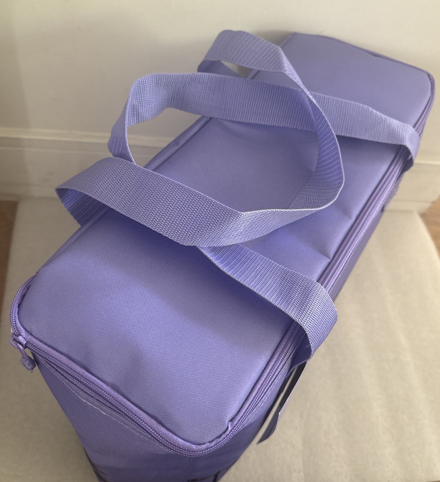 Trader Joe’s Lavender Purple LE Reusable Insulated Shopping Eco Tote Bag 8Gallon