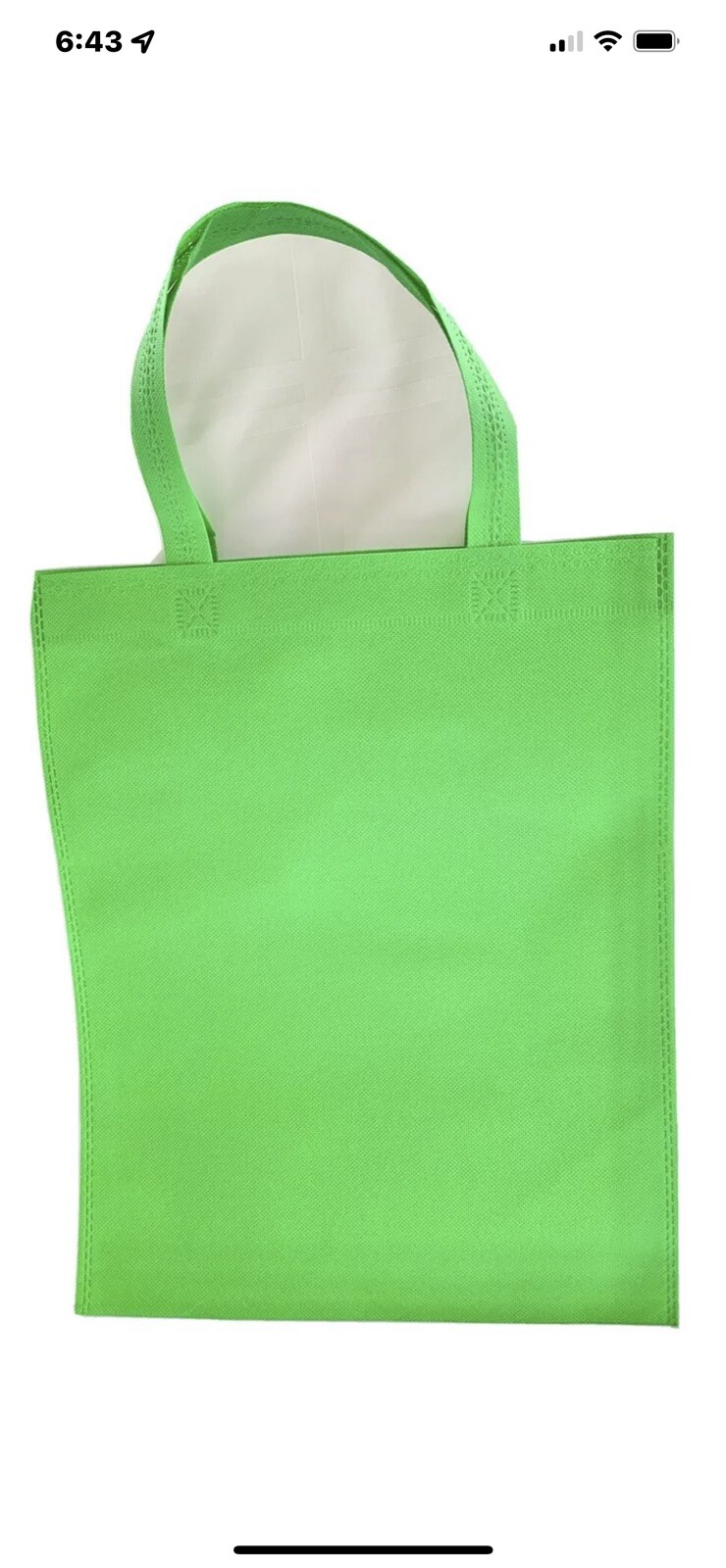 200 Reusable Grocery Shopping Totes Bags Recycled Eco Friendly 13”x 15”