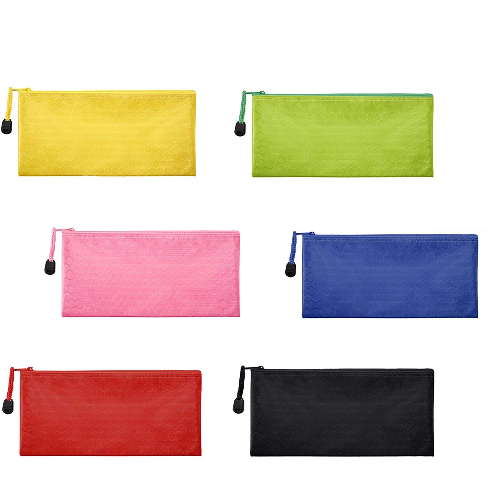 Sailing-go 6 Pieces 6 Colors Zipper 6 Count (Pack of 1), Multicolor