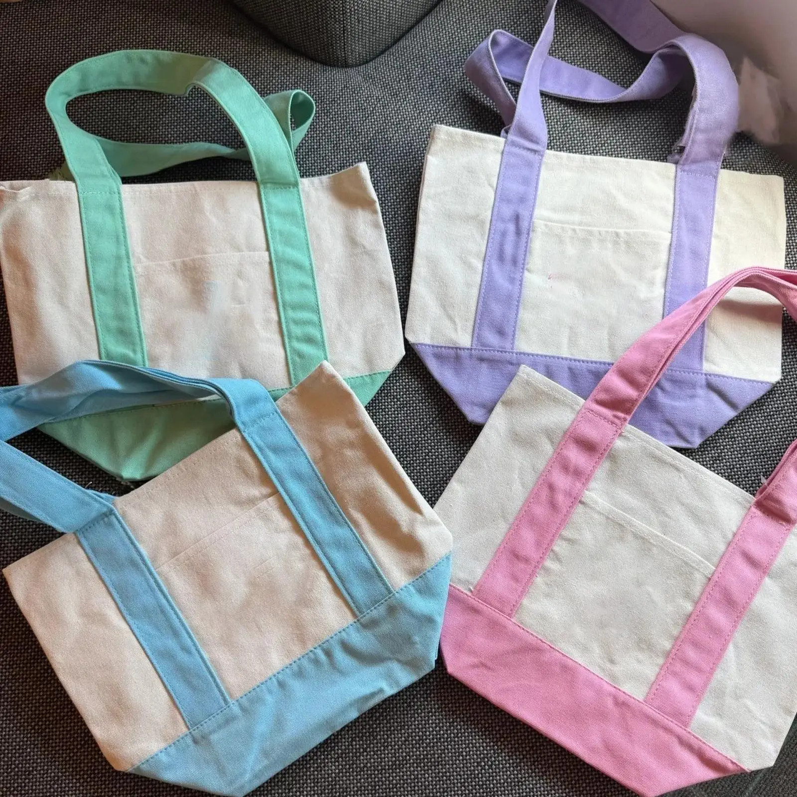 Canvas Tote Bag Large Canvas Tote Bag Reusable Grocery Carrier Fashionable
