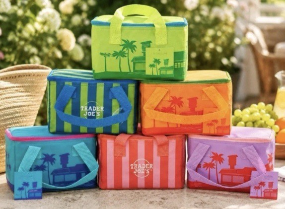 Trader Joes Summer 2026 Mini Insulated Tote Bags Complete Set of 6 New w Tags