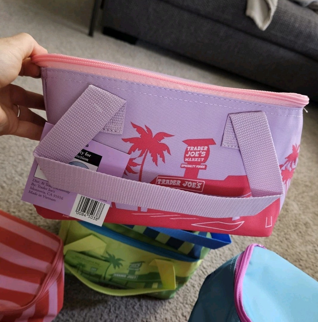 Trader Joe’s 2026 Mini Insulated Cooler Tote Limited Edition SET OF 6!