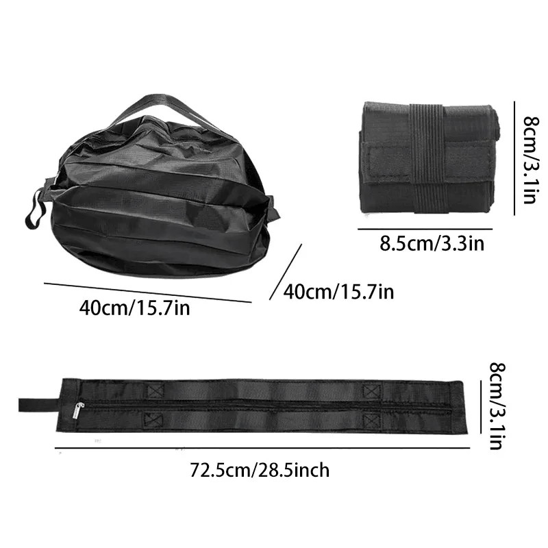 Large Foldable Shopping Bag Reusable Eco Bag Grocery Package Beach Toy Storage B