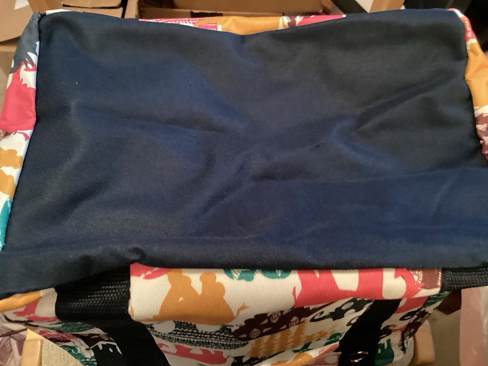 Elephant print Thirty-One Reusable Tote,Foldable,Multicolor.