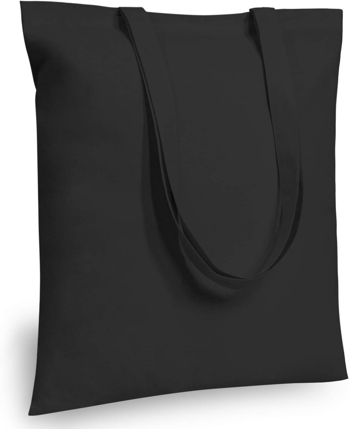 5-Pack Cotton Tote Bags 16x15in Reusable Eco-Friendly Shopping Gift