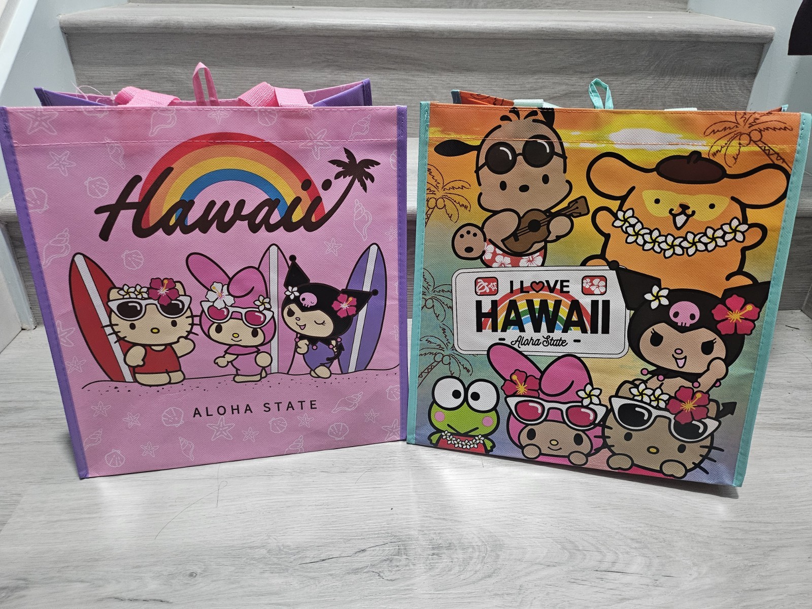 SANRIO HAWAII Reusable Shopping Bag Set