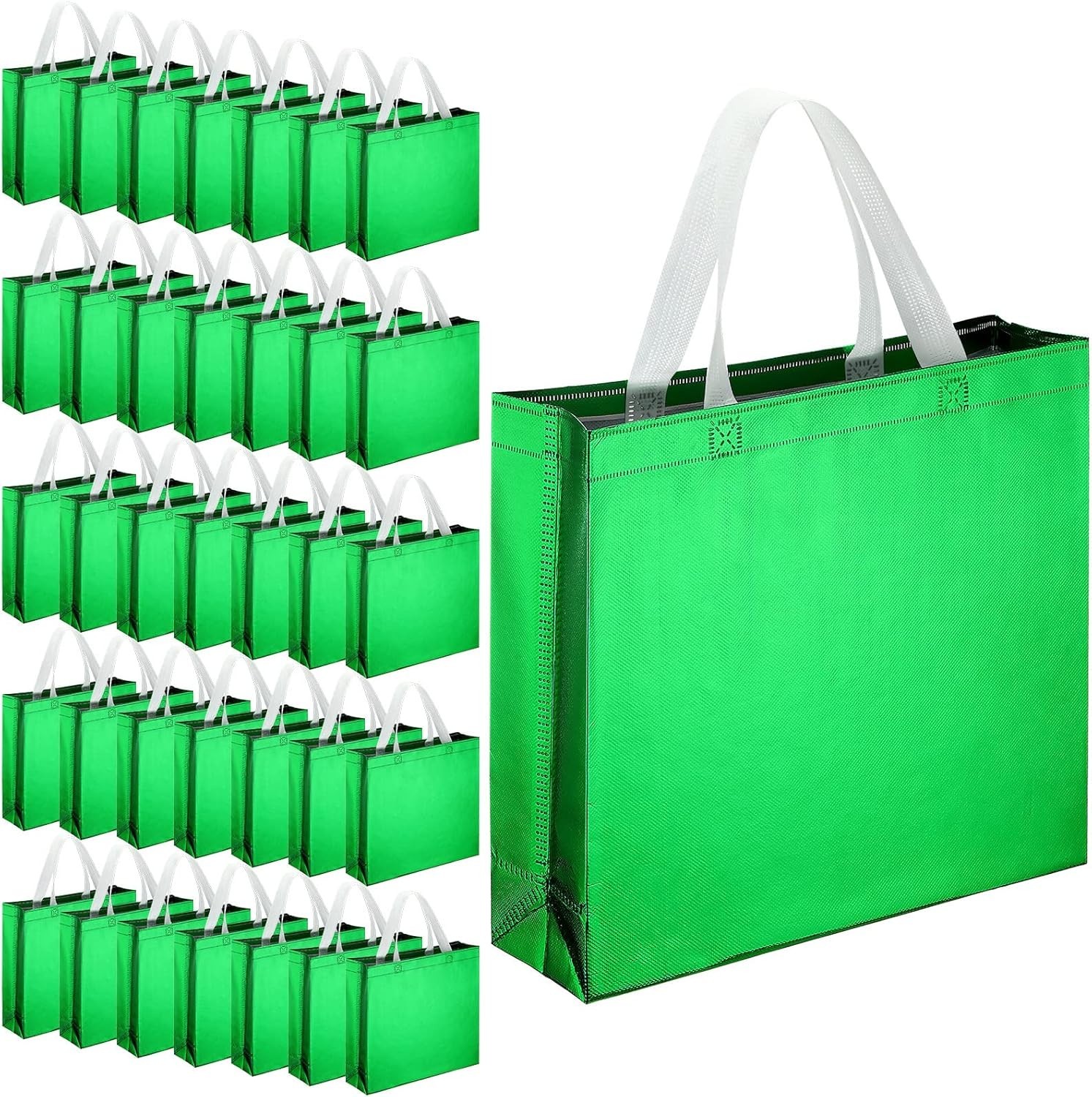 60 Pcs Reusable Gift Tote Bags Housekeeping Appreation Grocery Shopping Bag w…