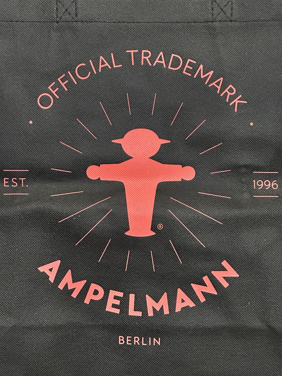 Berlin Ampelmann Tote Bag 💎 German Walk Pedestrian Crossing & Stop/Go ~LAST ONE