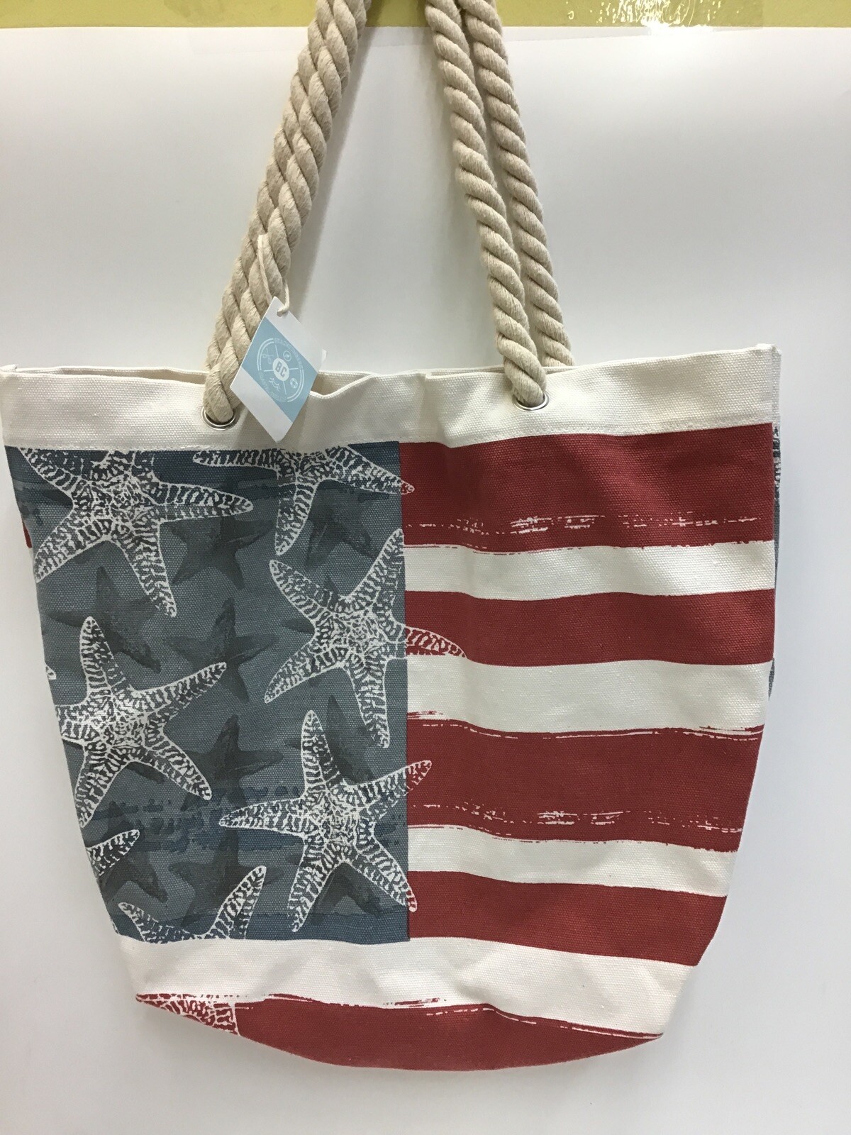 Beachcombers Coastal Threads Beach Tote / Bag 16”X17.5” Reusable