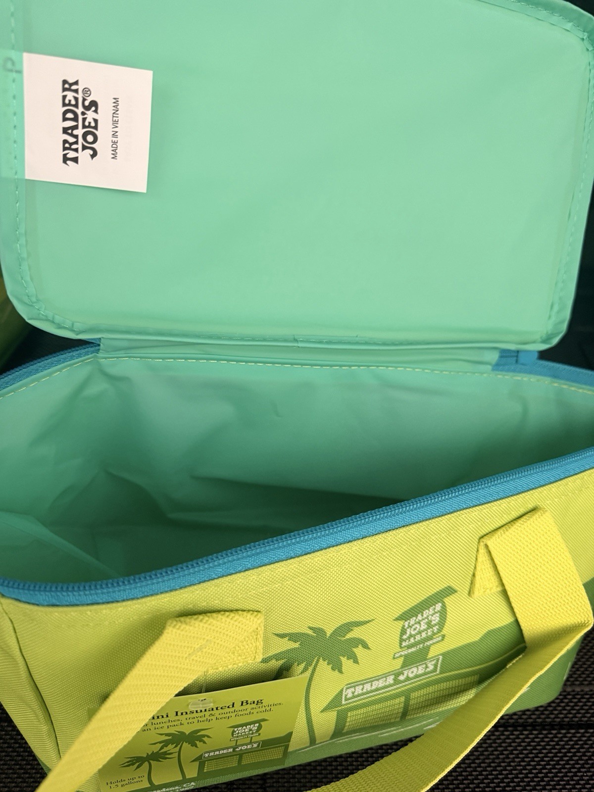 Set of 2 Viral Trader Joe’s 2026 Mini Insulated Tote Bag — Free Shipping 🌴