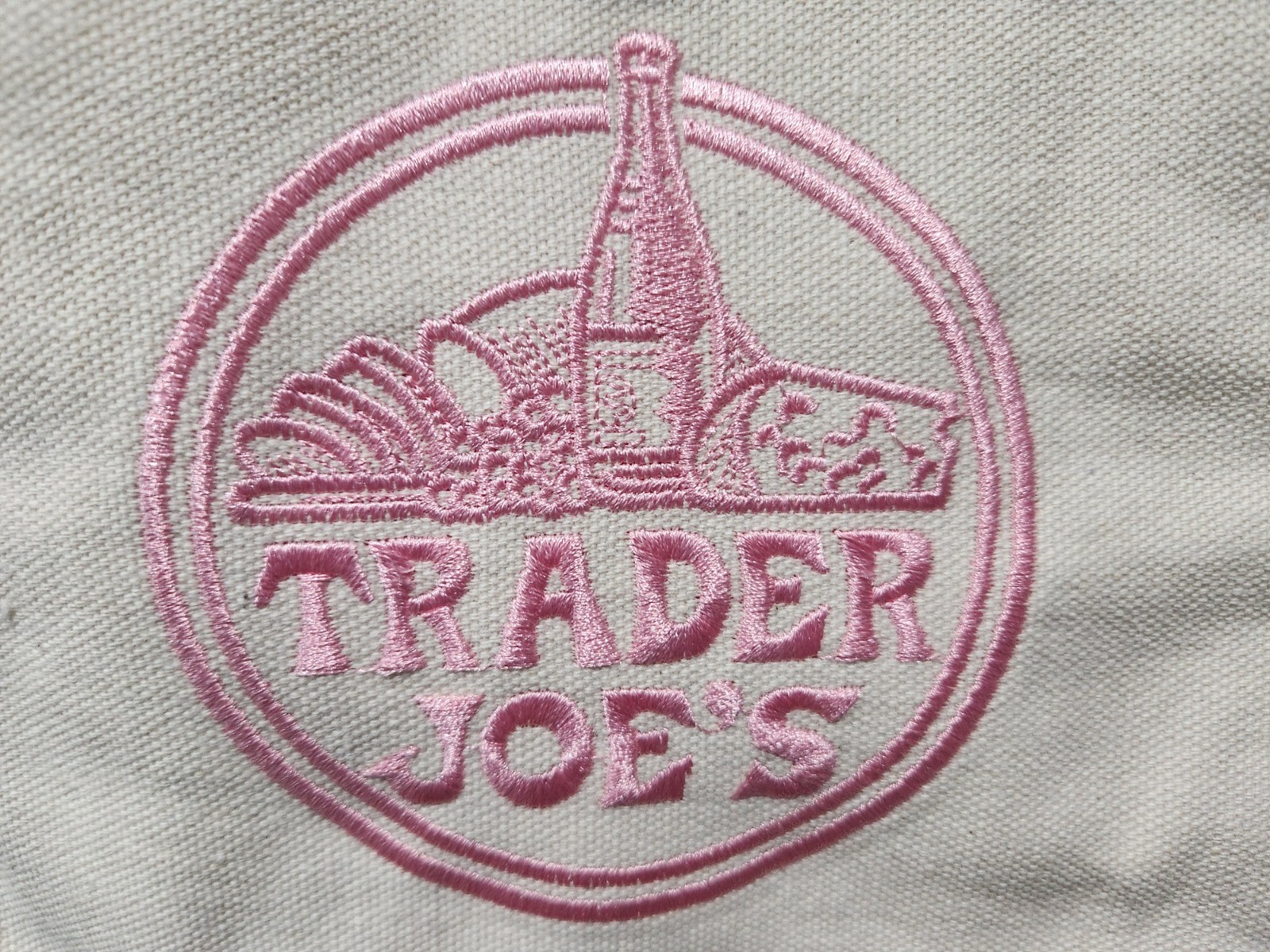 TRADER JOE’S LARGE CANVAS PURPLE NWT TOTE LAVENDER 2026 VIRAL SHOPPING BAG NEW