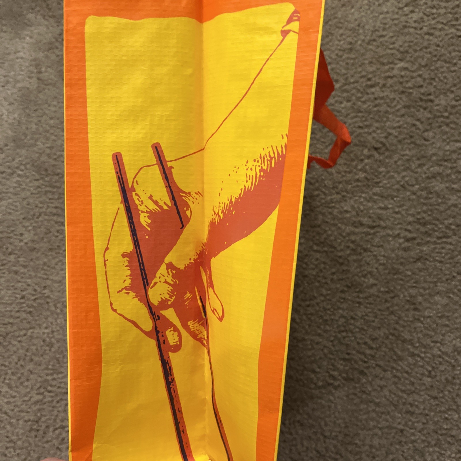 Rare Orange Chicken Trader Joe’s Reusable Shopping Bag Limited Edition.
