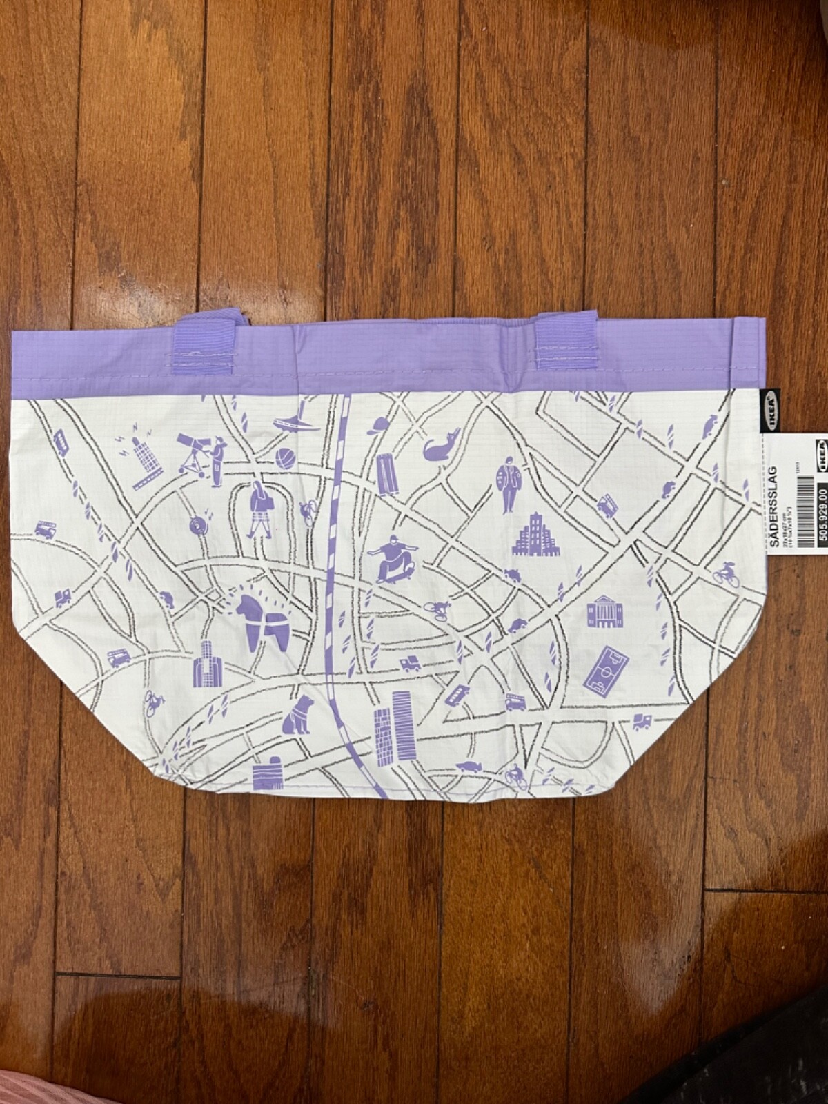 NEW IKEA Shibuya Store limited edition SÄDERSSLAG Map Japan Small Tote Bag