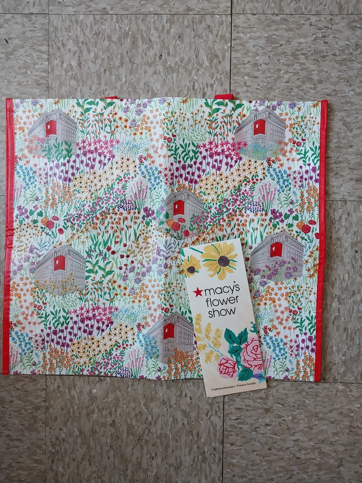 Limited Macy’s Flower Show Herald Square Tote Bag, Macy’s and Booklet