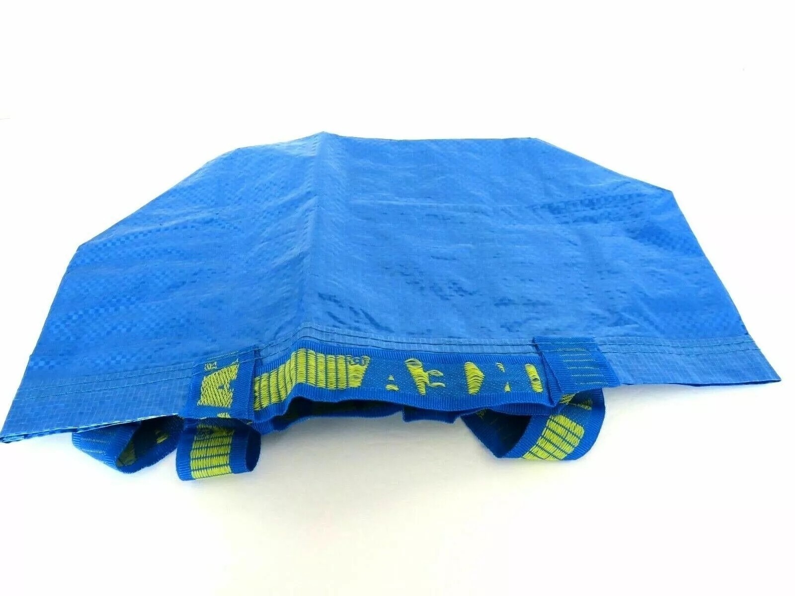 Ikea Brattby Blue Shopping Tote Bag Reusable Heavy-Duty 10.5x8x10.5 Inch Set 2