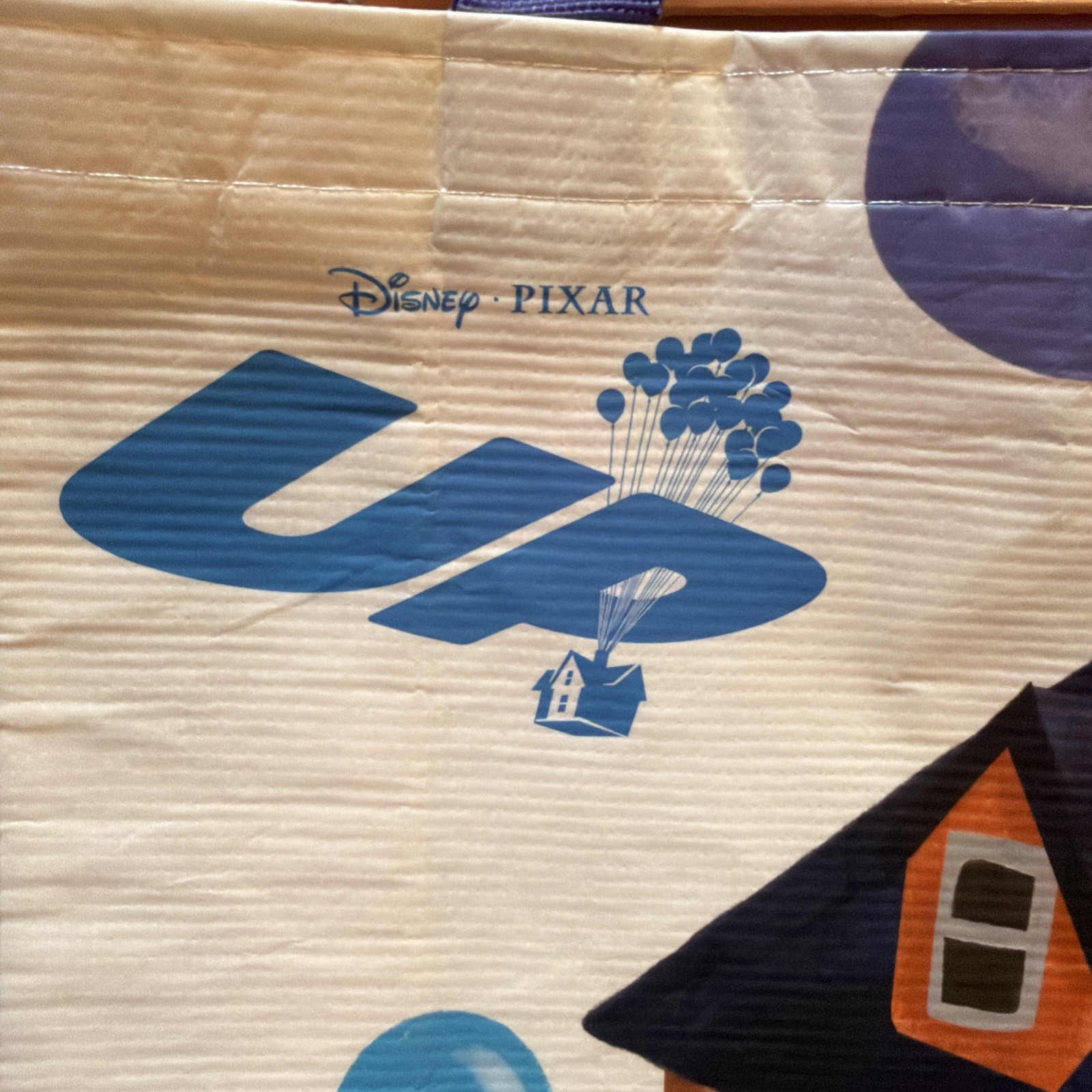 Disney Store Disney Pixar UP reusable Tote Bag – NEW HTF 13x15x6in.