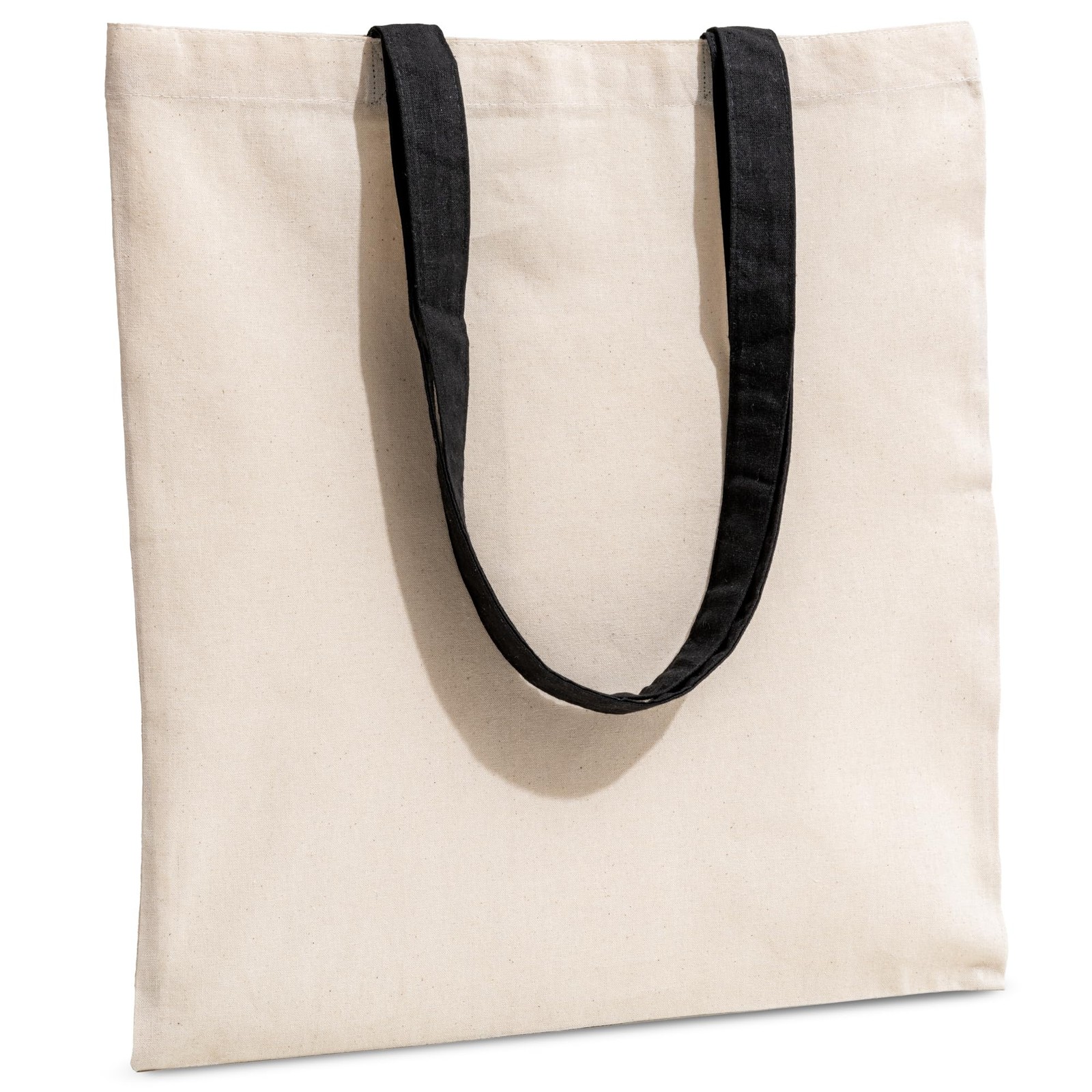 Carrywell (Not Made In China) Canvas Tote Bags 6-Pack, 15″x16″, Bulk Organic …