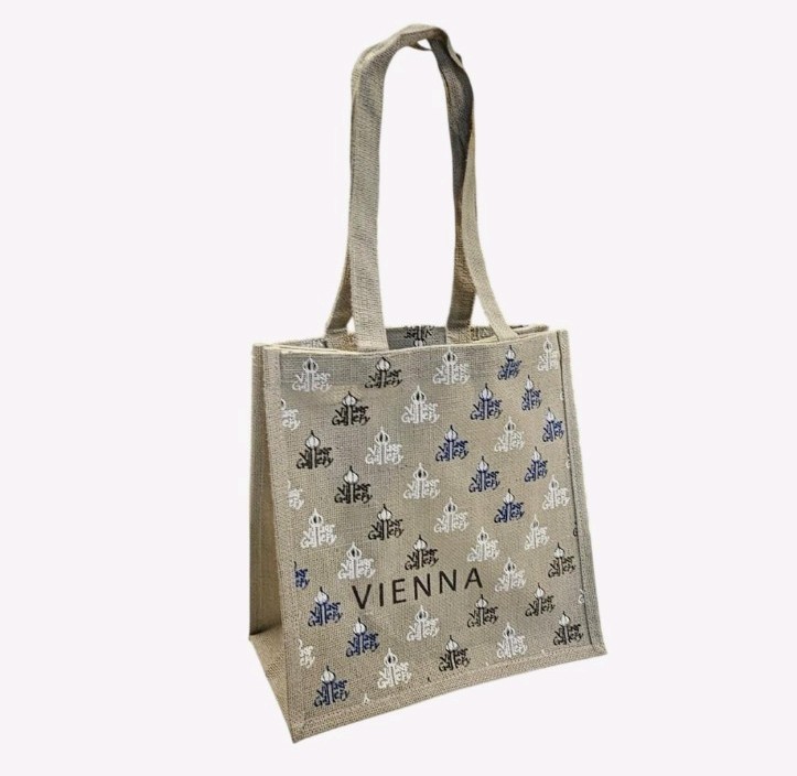 Jute eco-friendly reusable tote bag NWT