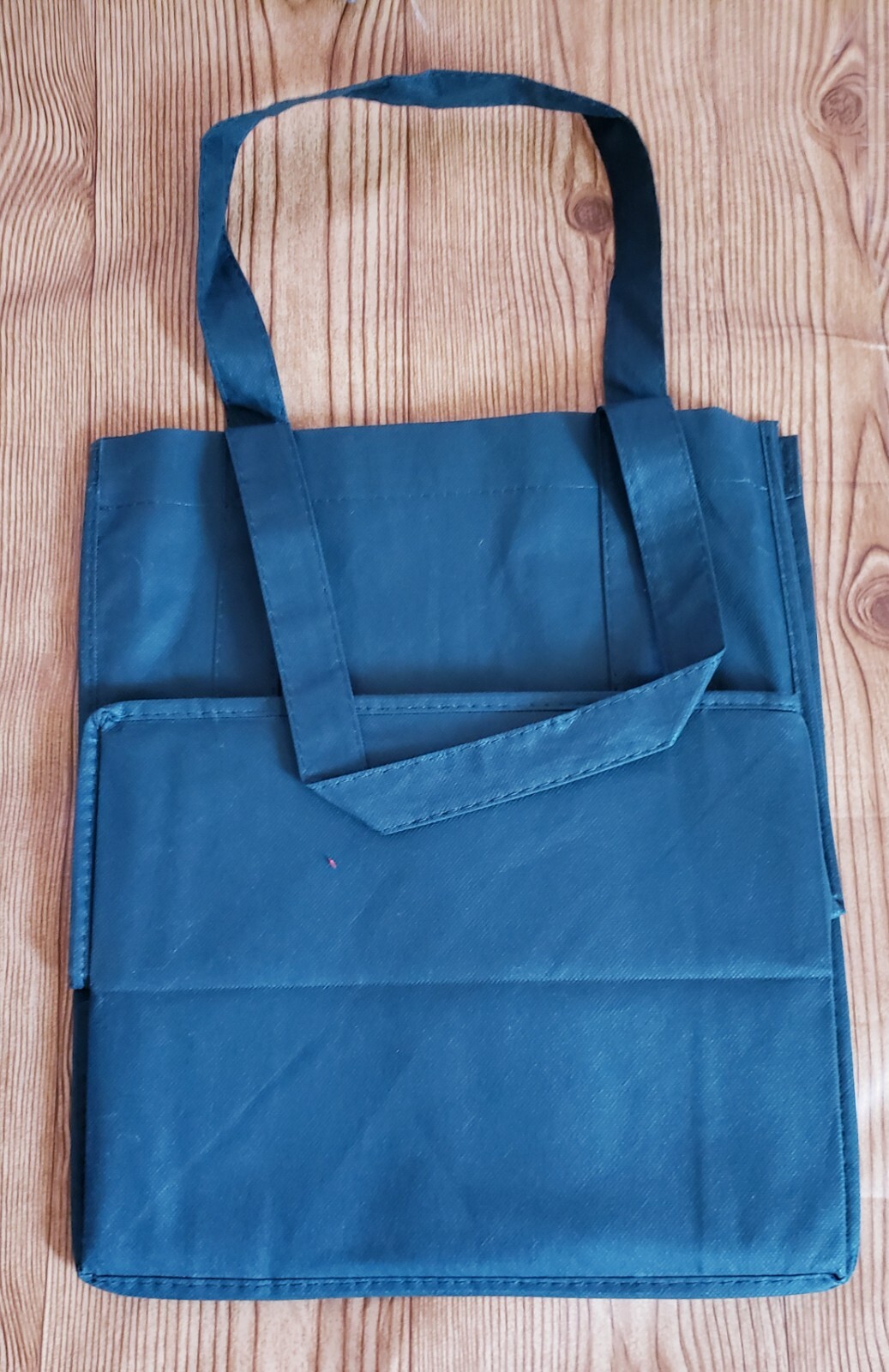 13th Street Nursery Salem, Oregon Green Reusable Tote Bag 15″x13″x9″