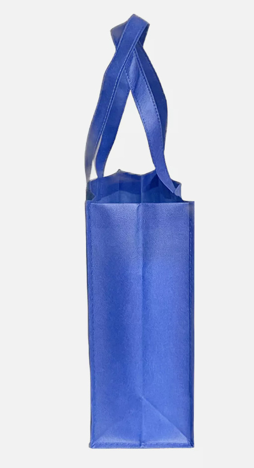 5 Pack Dark-Blue Tote Bag reusable Grocery Bag. Hand Bag 18″WX15″HX6″D Inches(A5