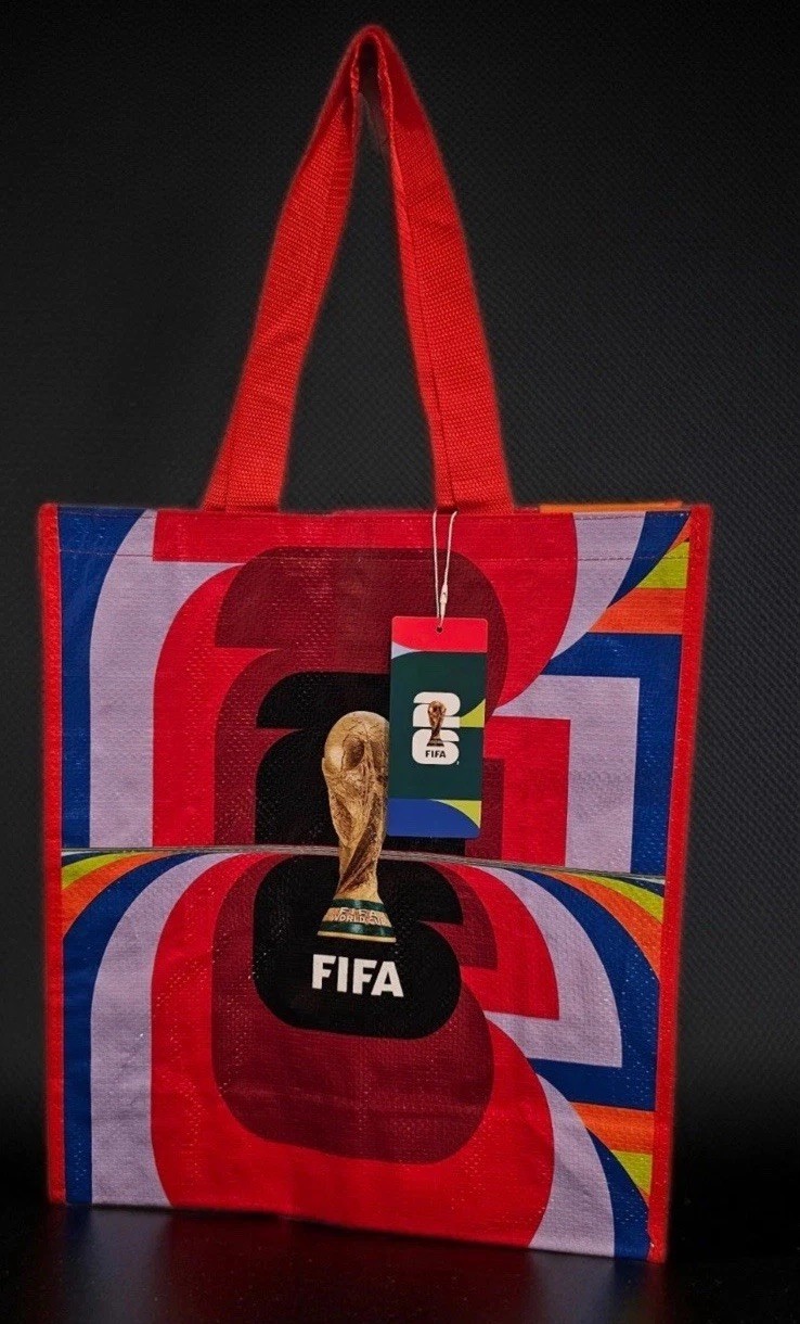 FIFA World Cup 2026 Reusable Shopping Tote Bag Lightweight NWT 🔥FAST SHIPPING🔥